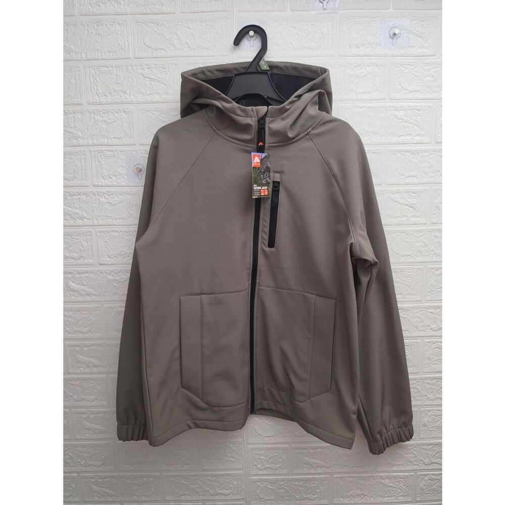Ozark Trail Big Boys Hooded Softshell Jacket Lightweight Size XL 14/16, New